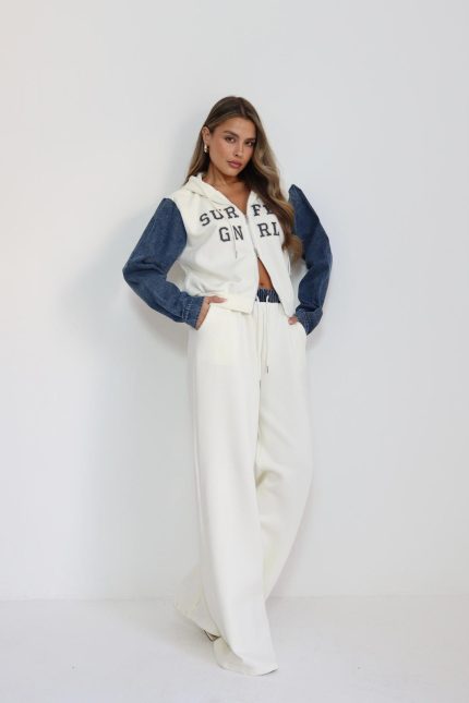 חליפת רוכסן שילוב ג'ינס